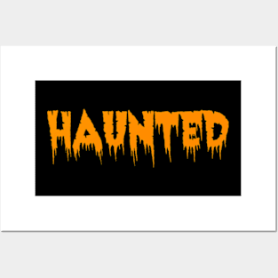 Spooky Letters Haunted Posters and Art